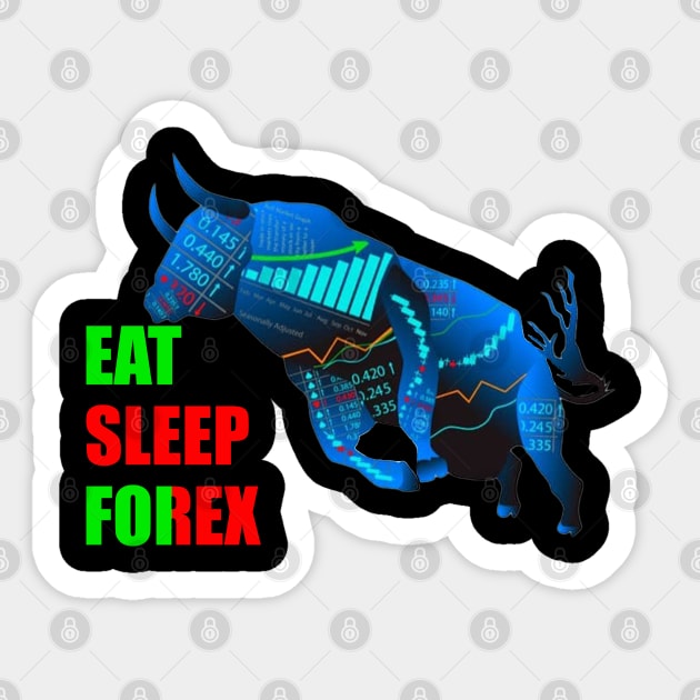 Forex Trader Collection 3 Sticker by Proway Design